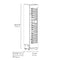 18 In. 9.0 Cu. Ft. Triple Zone 68 Bottle Right Hinge Column Wine Cooler In Stainless Steel