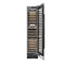18 In. 9.0 Cu. Ft. Triple Zone 68 Bottle Right Hinge Column Wine Cooler In Black Stainless Steel