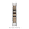 18 In. 9.0 Cu. Ft. Triple Zone 68 Bottle Right Hinge Column Wine Cooler In Satin Stainless Steel
