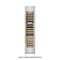 Autograph Edition 18 In. 9.0 Cu. Ft. Triple Zone 68 Bottle Right Hinge Column Wine Cooler In Stainless Steel With Champagne Bronze Accents