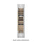 Autograph Edition 18 In. 9.0 Cu. Ft. Triple Zone 68 Bottle Right Hinge Column Wine Cooler In Stainless Steel With Polished Gold Accents