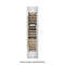 Autograph Edition 18 In. 9.0 Cu. Ft. Triple Zone 68 Bottle Right Hinge Column Wine Cooler In Satin Stainless Steel With Champagne Bronze Accents