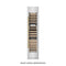 Autograph Edition 18 In. 9.0 Cu. Ft. Triple Zone 68 Bottle Right Hinge Column Wine Cooler In Satin Stainless Steel With Polished Gold Accents