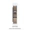 Autograph Edition 18 In. 9.0 Cu. Ft. Triple Zone 68 Bottle Right Hinge Column Wine Cooler In White Matte With Matte Black Accents