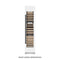 Autograph Edition 18 In. 9.0 Cu. Ft. Triple Zone 68 Bottle Right Hinge Column Wine Cooler In White Matte With Matte Black Accents