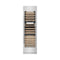 24 In. 12.4 Cu. Ft. Triple Zone 100 Bottle Column Wine Cooler In Satin Stainless Steel