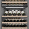 24 In. 12.4 Cu. Ft. Triple Zone 100 Bottle Column Wine Cooler In Satin Stainless Steel