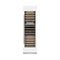 24 In. 12.4 Cu. Ft. Triple Zone 100 Bottle Column Wine Cooler In White Matte