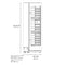 24 In. 12.4 Cu. Ft. Triple Zone 100 Bottle Column Wine Cooler In White Matte