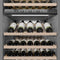 24 In. 12.4 Cu. Ft. Triple Zone 100 Bottle Column Wine Cooler In White Matte