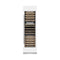 24 In. 12.4 Cu. Ft. Triple Zone 100 Bottle Column Wine Cooler In White Matte
