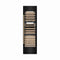 Autograph Edition 24 In. 12.4 Cu. Ft. Triple Zone 100 Bottle Column Wine Cooler In Black Stainless Steel And Champagne Bronze Accents