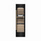 Autograph Edition 24 In. 12.4 Cu. Ft. Triple Zone 100 Bottle Column Wine Cooler In Black Stainless Steel And Champagne Bronze Accents