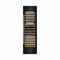 Autograph Edition 24 In. 12.4 Cu. Ft. Triple Zone 100 Bottle Column Wine Cooler In Black Stainless Steel And Champagne Bronze Accents