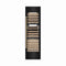 Autograph Edition 24 In. 12.4 Cu. Ft. Triple Zone 100 Bottle Column Wine Cooler In Black Stainless Steel And Polished Gold Accents