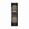 Autograph Edition 24 In. 12.4 Cu. Ft. Triple Zone 100 Bottle Column Wine Cooler In Black Stainless Steel And Polished Gold Accents