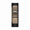 Autograph Edition 24 In. 12.4 Cu. Ft. Triple Zone 100 Bottle Column Wine Cooler In Black Stainless Steel And Polished Gold Accents