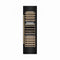 Autograph Edition 24 In. 12.4 Cu. Ft. Triple Zone 100 Bottle Column Wine Cooler In Black Stainless Steel And Polished Gold Accents