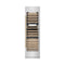Autograph Edition 24 In. 12.4 Cu. Ft. Triple Zone 100 Bottle Column Wine Cooler In Satin Stainless Steel And Champagne Bronze Accents