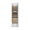 Autograph Edition 24 In. 12.4 Cu. Ft. Triple Zone 100 Bottle Column Wine Cooler In Satin Stainless Steel And Champagne Bronze Accents