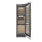 Autograph Edition 24 In. 12.4 Cu. Ft. Triple Zone 100 Bottle Column Wine Cooler In Satin Stainless Steel And Champagne Bronze Accents