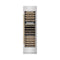 Autograph Edition 24 In. 12.4 Cu. Ft. Triple Zone 100 Bottle Column Wine Cooler In Satin Stainless Steel And Champagne Bronze Accents