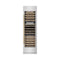 Autograph Edition 24 In. 12.4 Cu. Ft. Triple Zone 100 Bottle Column Wine Cooler In Satin Stainless Steel And Polished Gold Accents