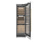 Autograph Edition 24 In. 12.4 Cu. Ft. Triple Zone 100 Bottle Column Wine Cooler In Satin Stainless Steel And Polished Gold Accents