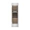 Autograph Edition 24 In. 12.4 Cu. Ft. Triple Zone 100 Bottle Column Wine Cooler In Satin Stainless Steel And Polished Gold Accents