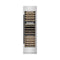 Autograph Edition 24 In. 12.4 Cu. Ft. Triple Zone 100 Bottle Column Wine Cooler In Satin Stainless Steel And Matte Black Accents