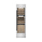 Autograph Edition 24 In. 12.4 Cu. Ft. Triple Zone 100 Bottle Column Wine Cooler In Satin Stainless Steel And Matte Black Accents