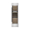 Autograph Edition 24 In. 12.4 Cu. Ft. Triple Zone 100 Bottle Column Wine Cooler In Satin Stainless Steel And Matte Black Accents