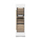 Autograph Edition 24 In. 12.4 Cu. Ft. Triple Zone 100 Bottle Column Wine Cooler In White Matte And Champagne Bronze Accents