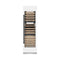 Autograph Edition 24 In. 12.4 Cu. Ft. Triple Zone 100 Bottle Column Wine Cooler In White Matte And Matte Black Accents