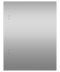 Solid Stainless Right-Hinge Door Panel for Integrated Undercounter Wine & Beverage, 60cm