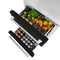 24 In. Touchstone 168 Can Outdoor-rated Dual Refrigerator Drawer With Black Matte Doors