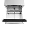 24 In. Touchstone 168 Can Outdoor-rated Dual Refrigerator Drawer With Black Matte Doors