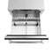 24 In. Touchstone 168 Can Outdoor-rated Dual Refrigerator Drawer With Black Matte Doors