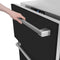 24 In. Touchstone 168 Can Outdoor-rated Dual Refrigerator Drawer With Black Matte Doors