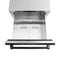 24 In. Touchstone 168 Can Outdoor-rated Dual Refrigerator Drawer With Black Stainless Steel Doors