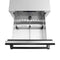 24 In. Touchstone 168 Can Outdoor-rated Dual Refrigerator Drawer With Black Stainless Steel Doors
