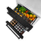 24 In. Touchstone 168 Can Outdoor-rated Dual Refrigerator Drawer With Black Stainless Steel Doors