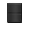 24 In. Touchstone 168 Can Outdoor-rated Dual Refrigerator Drawer With Black Stainless Steel Doors