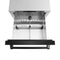 24 In. Touchstone 168 Can Outdoor-rated Dual Refrigerator Drawer With Black Stainless Steel Doors