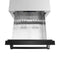 24 In. Touchstone 168 Can Outdoor-rated Dual Refrigerator Drawer With Black Stainless Steel Doors