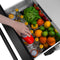 24 In. Touchstone 168 Can Outdoor-rated Dual Refrigerator Drawer With Black Stainless Steel Doors