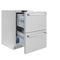 24 In. Touchstone 168 Can Outdoor-rated Dual Refrigerator Drawer With Satin Stainless Steel Doors