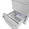 24 In. Touchstone 168 Can Outdoor-rated Dual Refrigerator Drawer With Satin Stainless Steel Doors