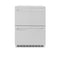 24 In. Touchstone 168 Can Outdoor-rated Dual Refrigerator Drawer With Satin Stainless Steel Doors