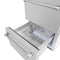 24 In. Touchstone 168 Can Outdoor-rated Dual Refrigerator Drawer With Satin Stainless Steel Doors
